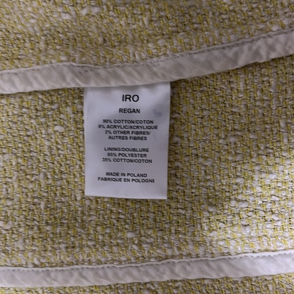 IRO Women’s Yellow Sweater Size 2 - Picture 3 of 4